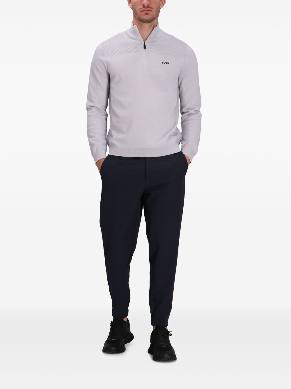 logo-embroidered track pants - 2