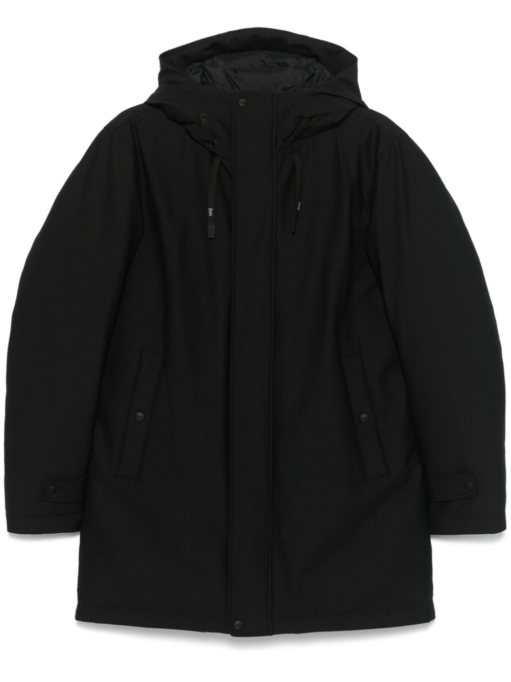 hooded coat - 1