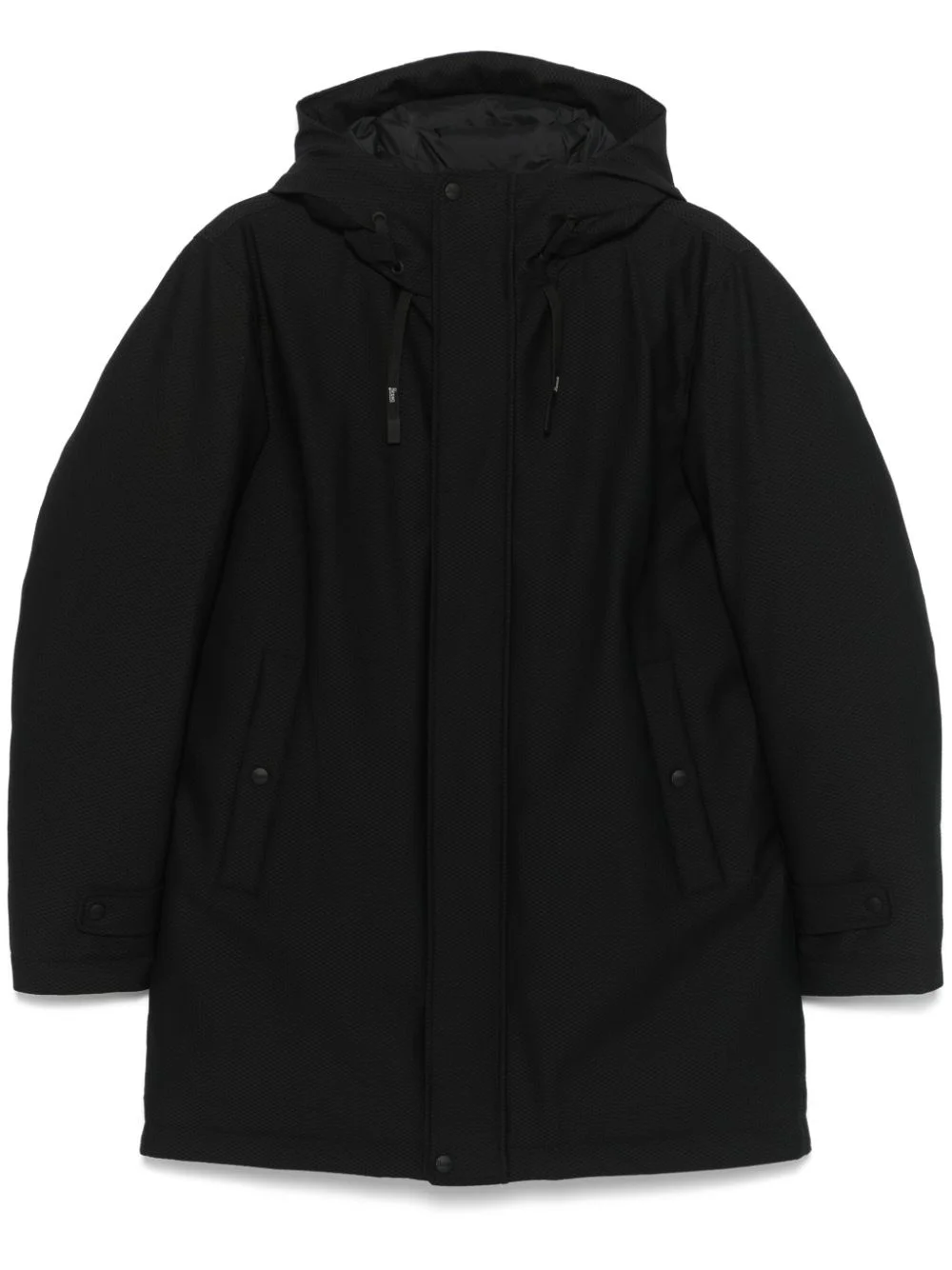hooded coat - 1