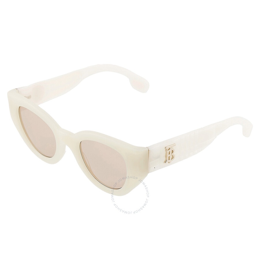 Burberry Meadow Light Brown Cat Eye Sunglasses BE4390 406793 47 - 4