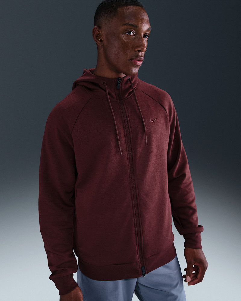 Nike Primary Fleece Men's Dri-FIT UV Full-Zip Performance Hoodie 1
