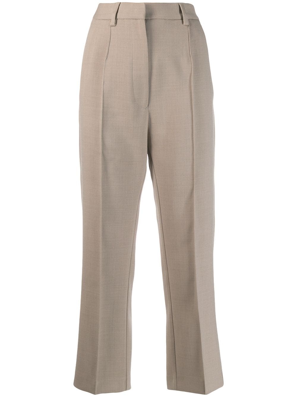 cropped tailored trousers - 1