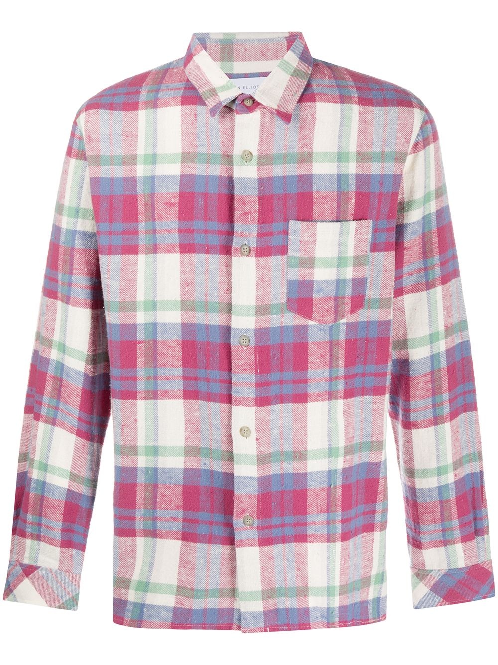 check button-down shirt - 1