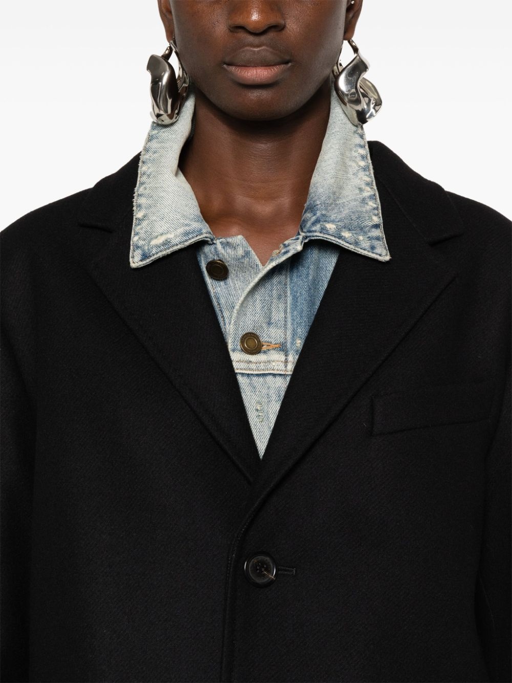single-breasted coat - 5