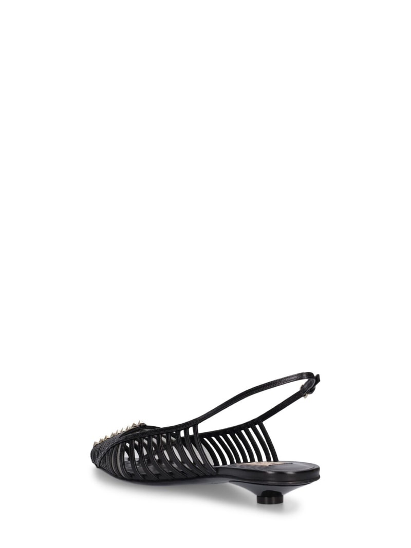 20mm Rockstud leather sandals - 3