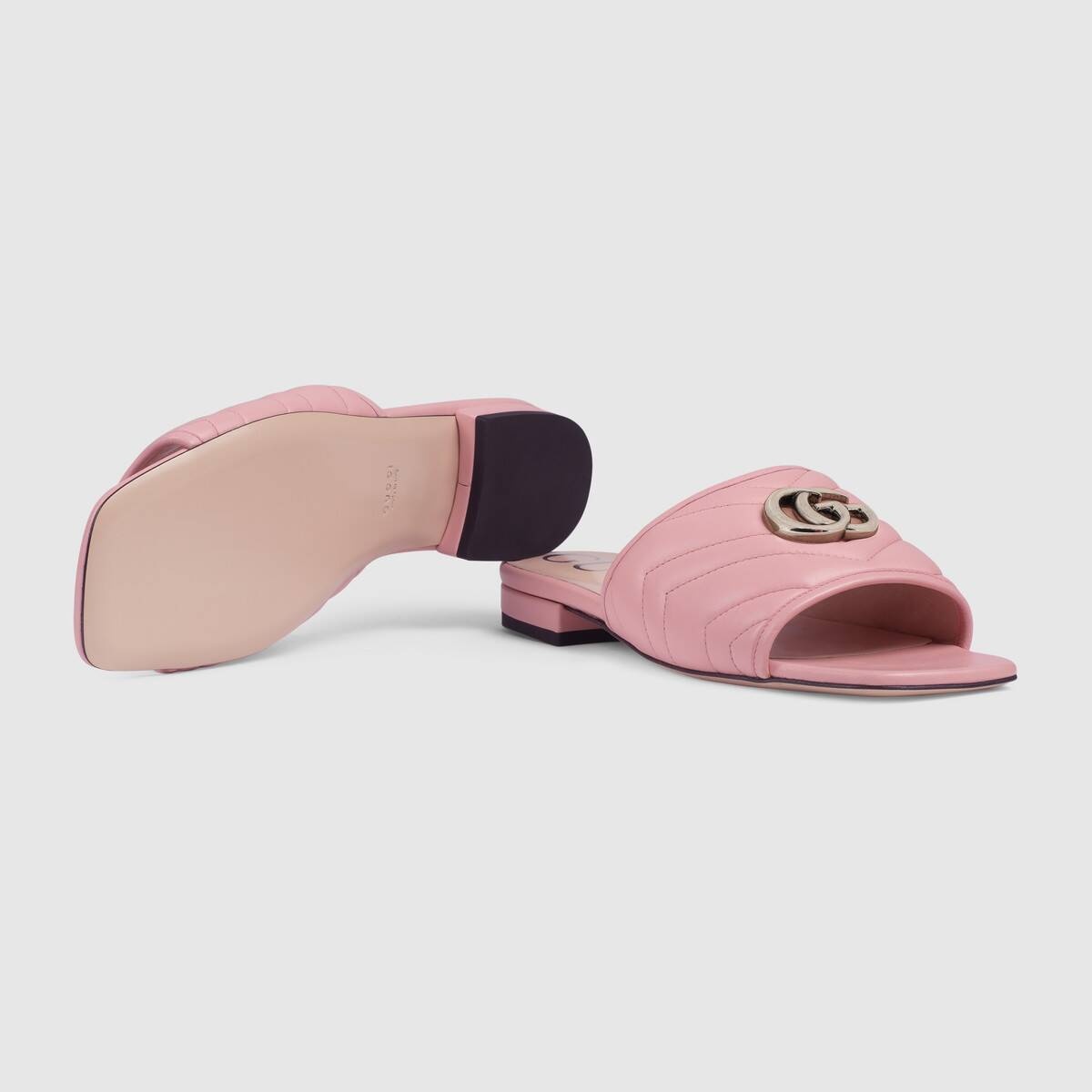 Women's slide sandal with Double G - 5