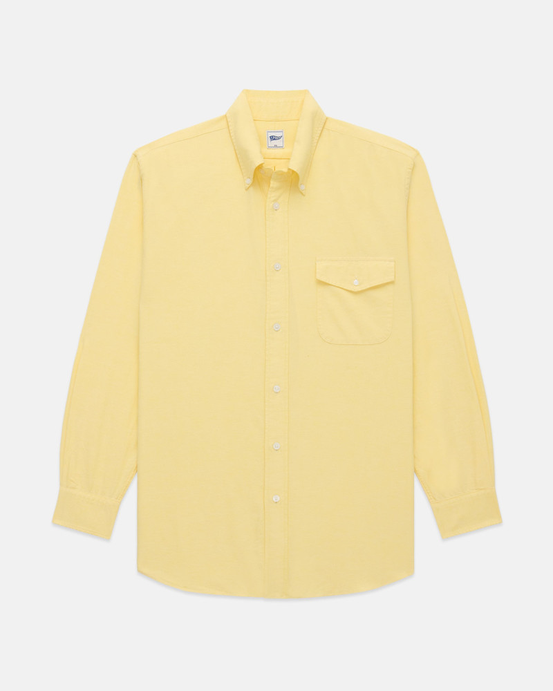 J. PRESS YELLOW ZEPHYR OXFORD SHIRT - TRIM FIT outlook
