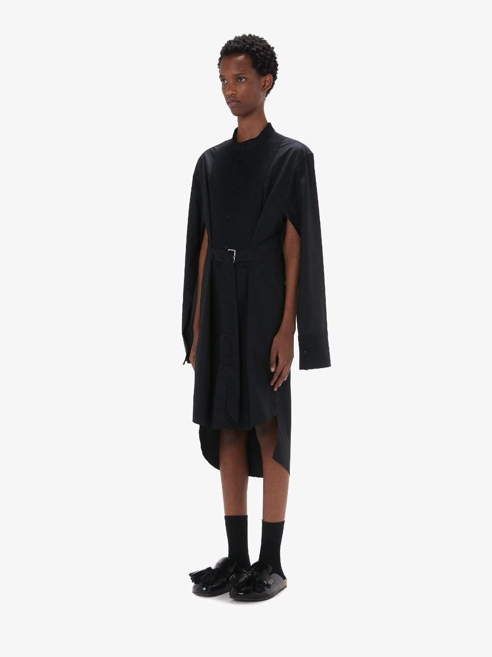 TUXEDO SHIRT DRESS - 4