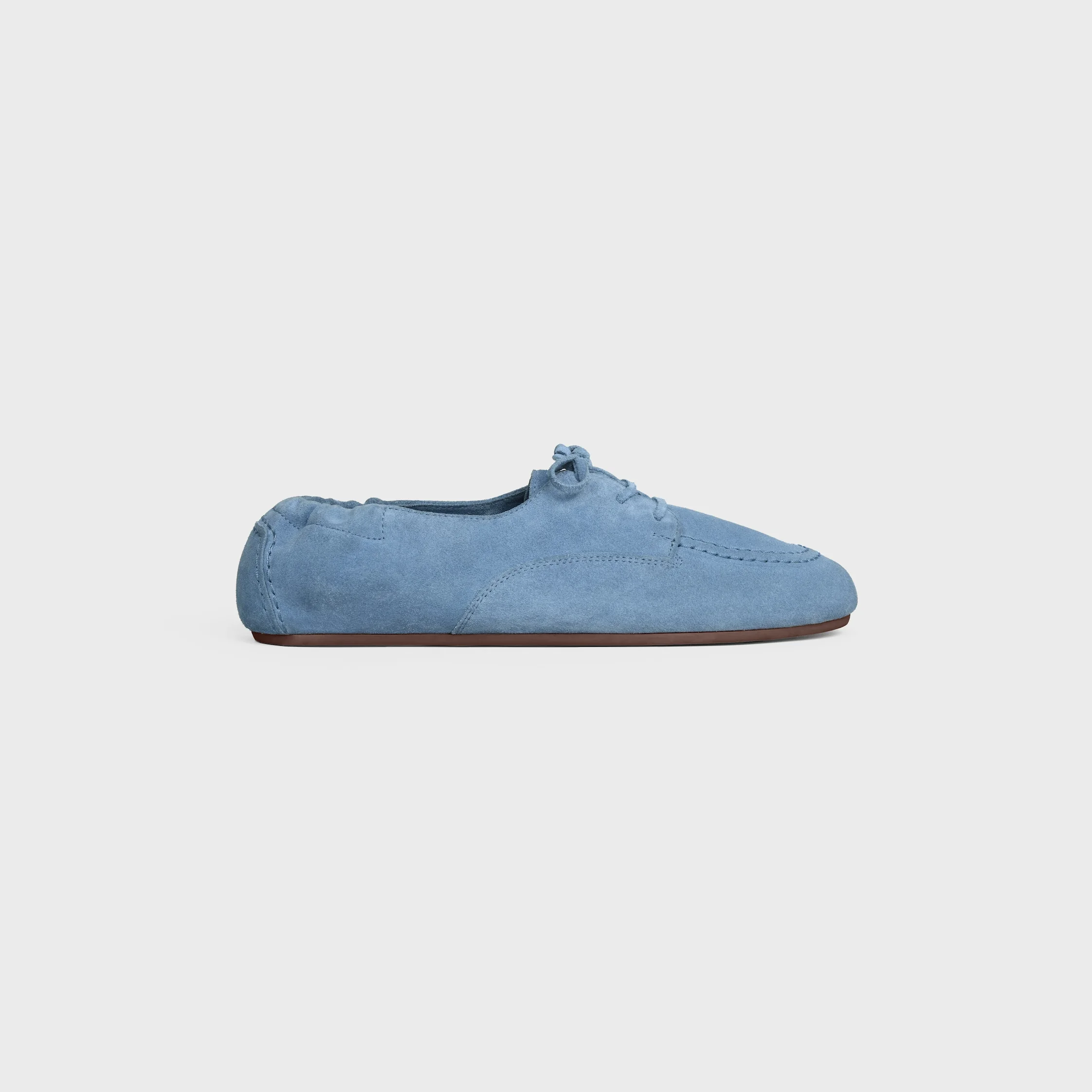 ADAM LACE-UP LOAFER IN SUEDE CALFSKIN - 1