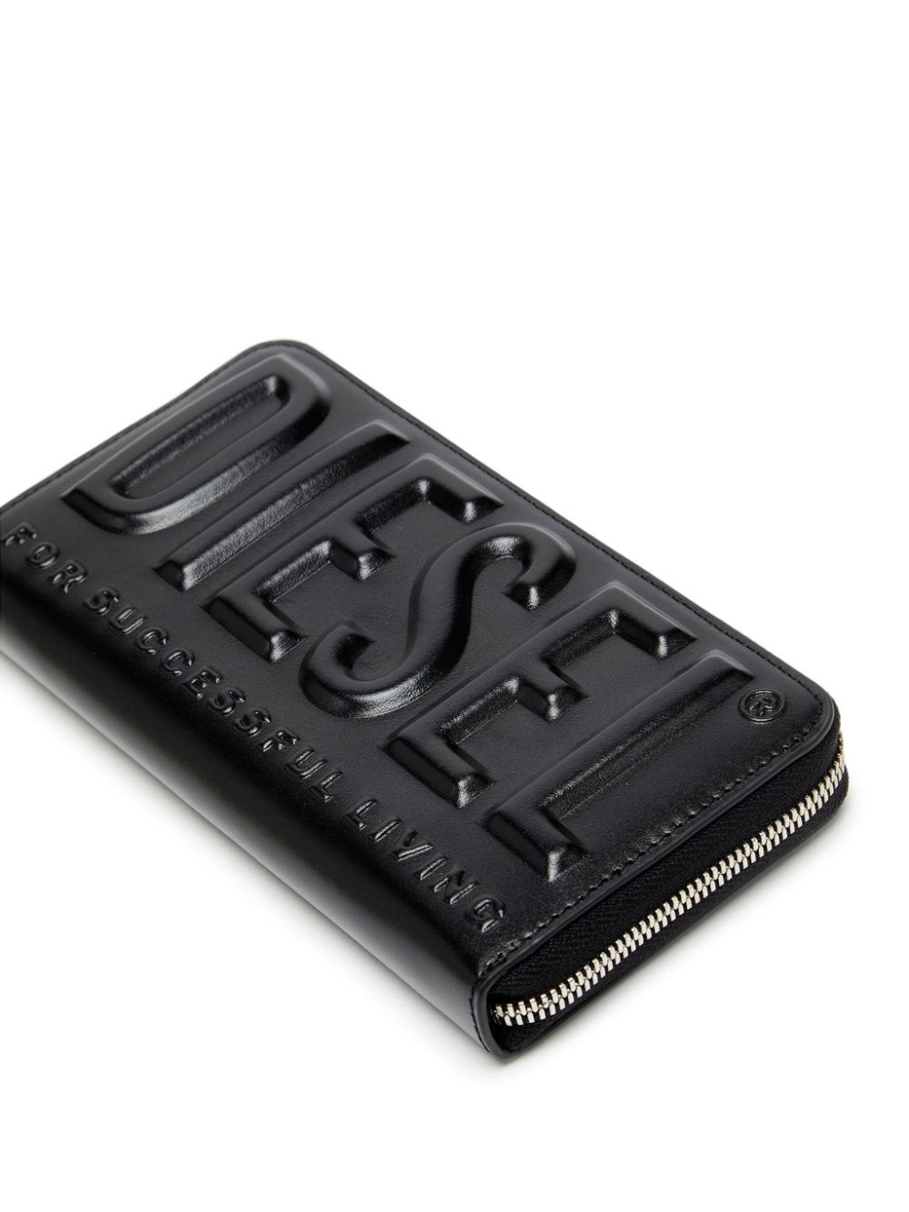 logo-embossed leather wallet - 4