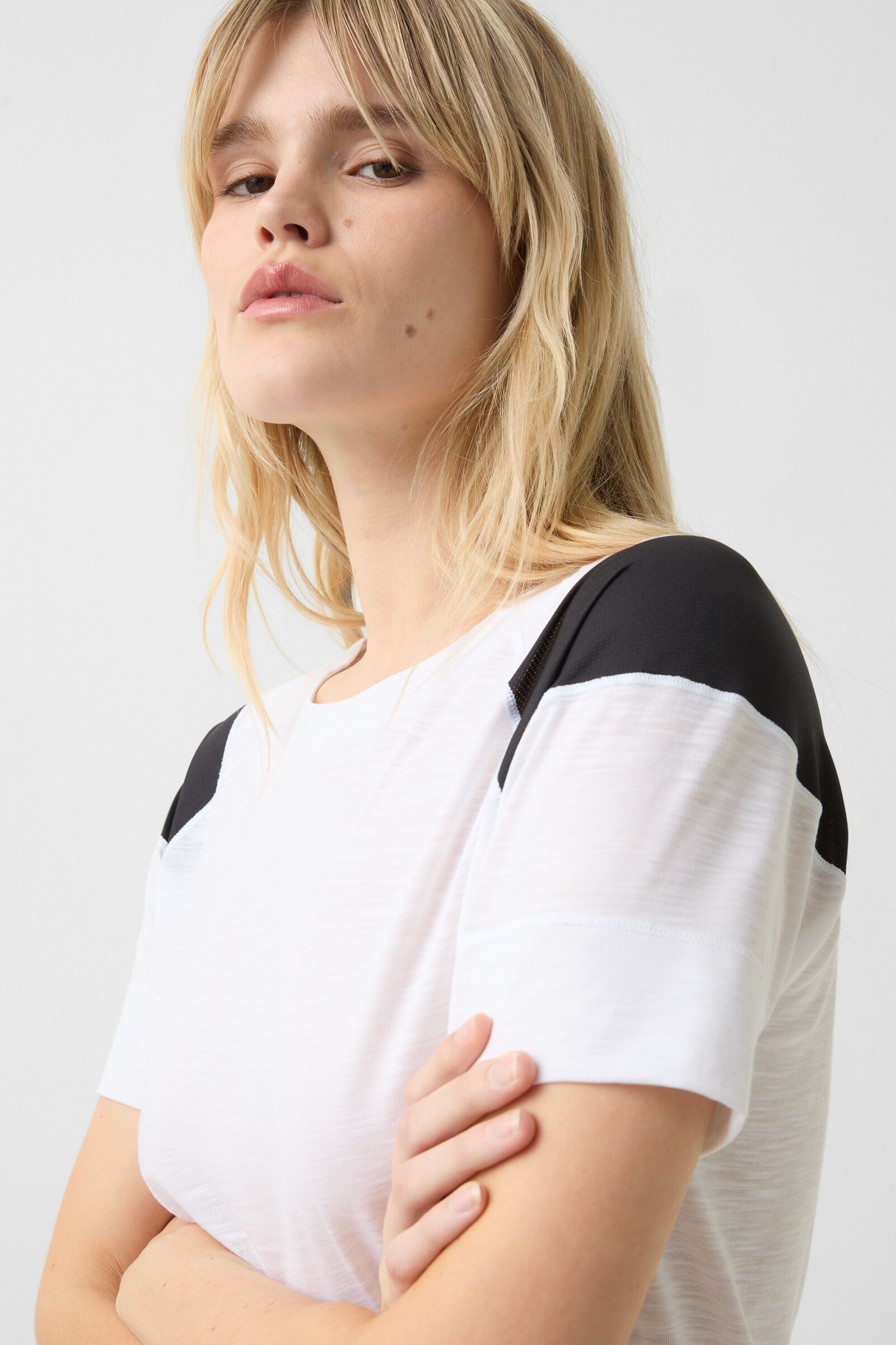 Helene shirt in White/black - 5