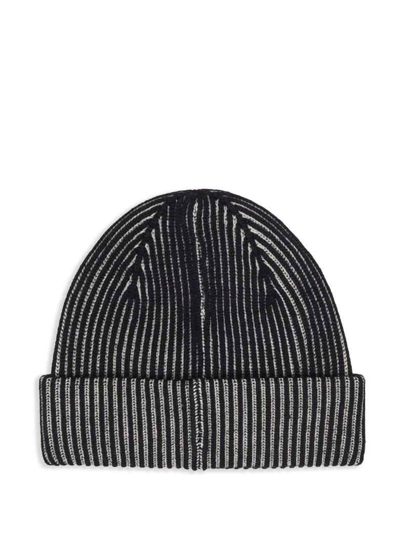 EMPORIO ARMANI ribbed beanie outlook