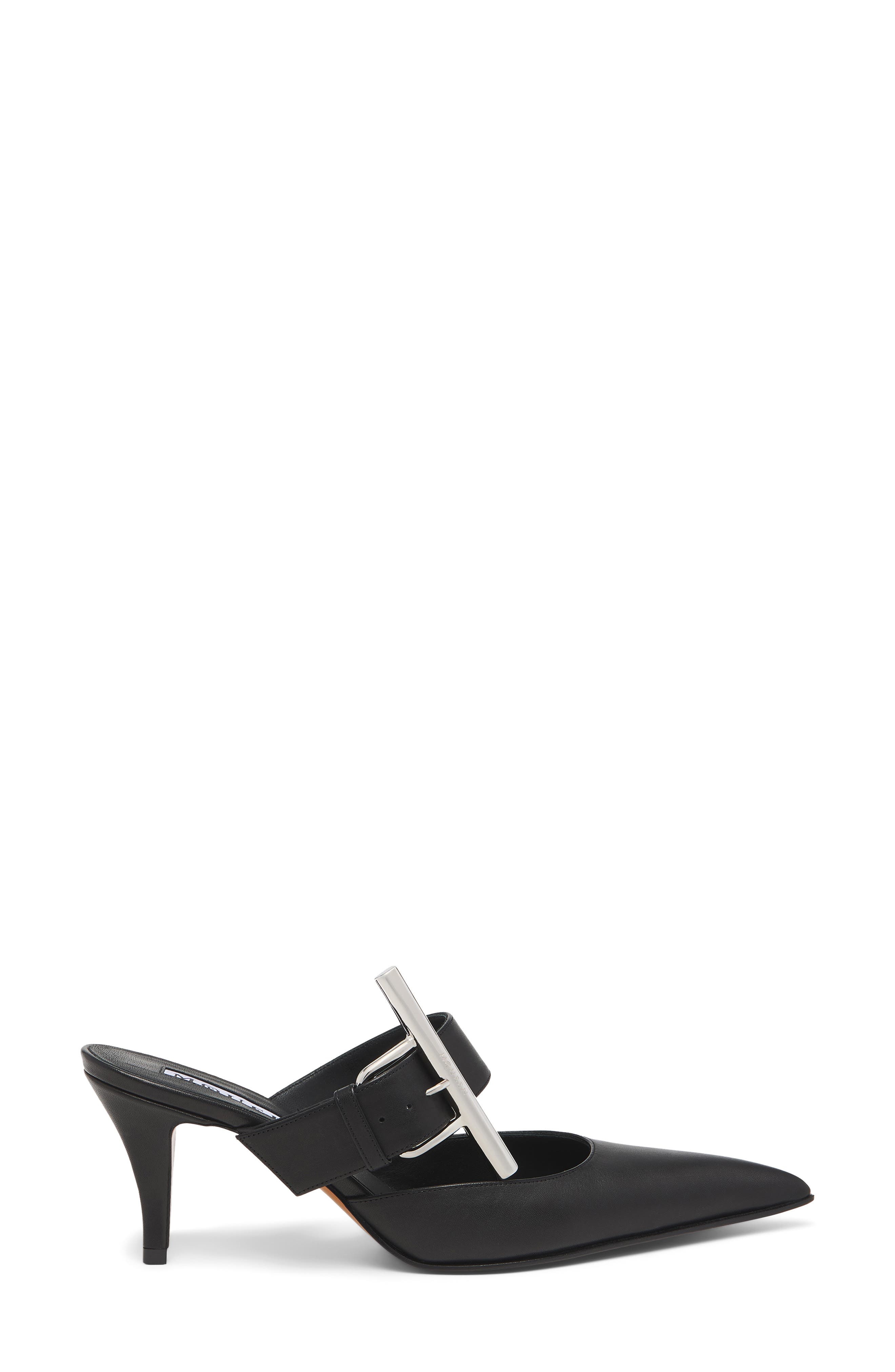 Alexander McQueen Birdee Pointed Toe Mule in Black at Nordstrom - 3