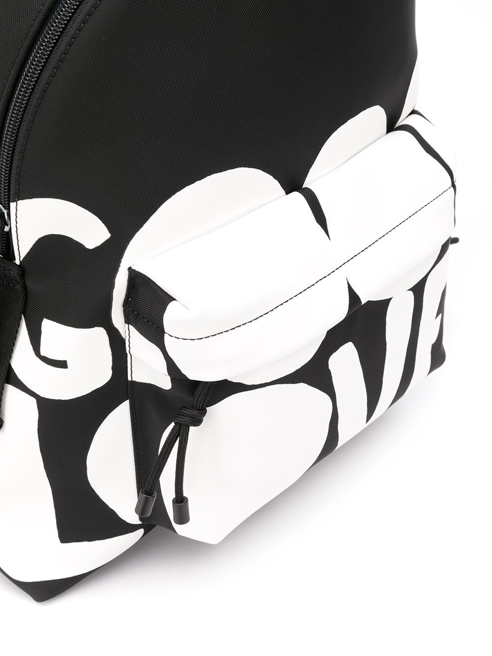 Lovers Language printed backpack - 4