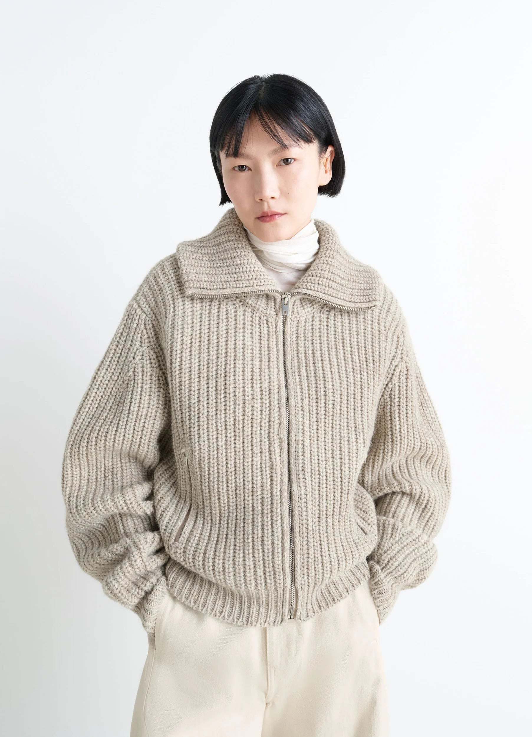 ZIPPED CARDIGAN - 2