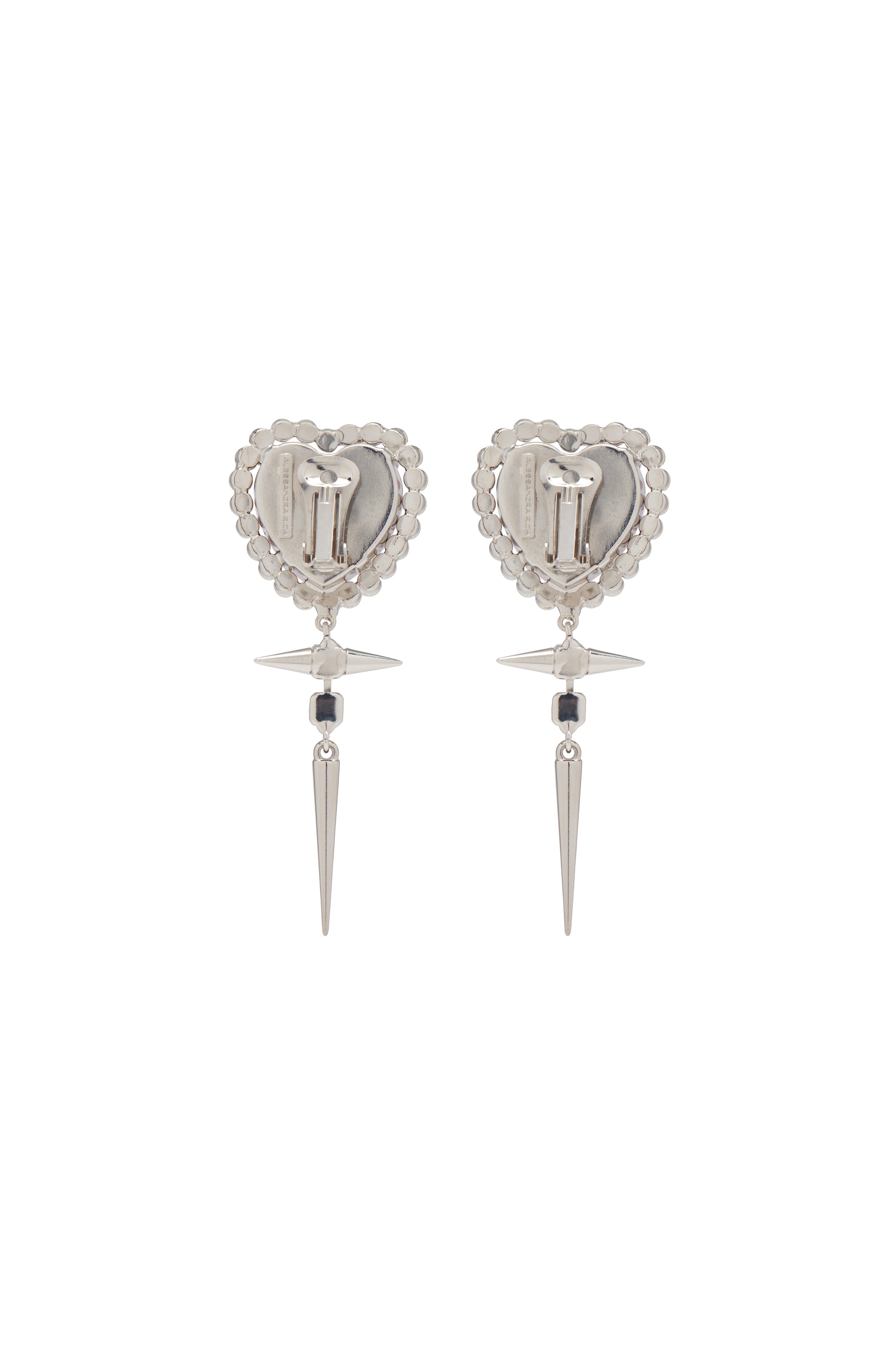 HEART EARRINGS WITH STUDS - 2