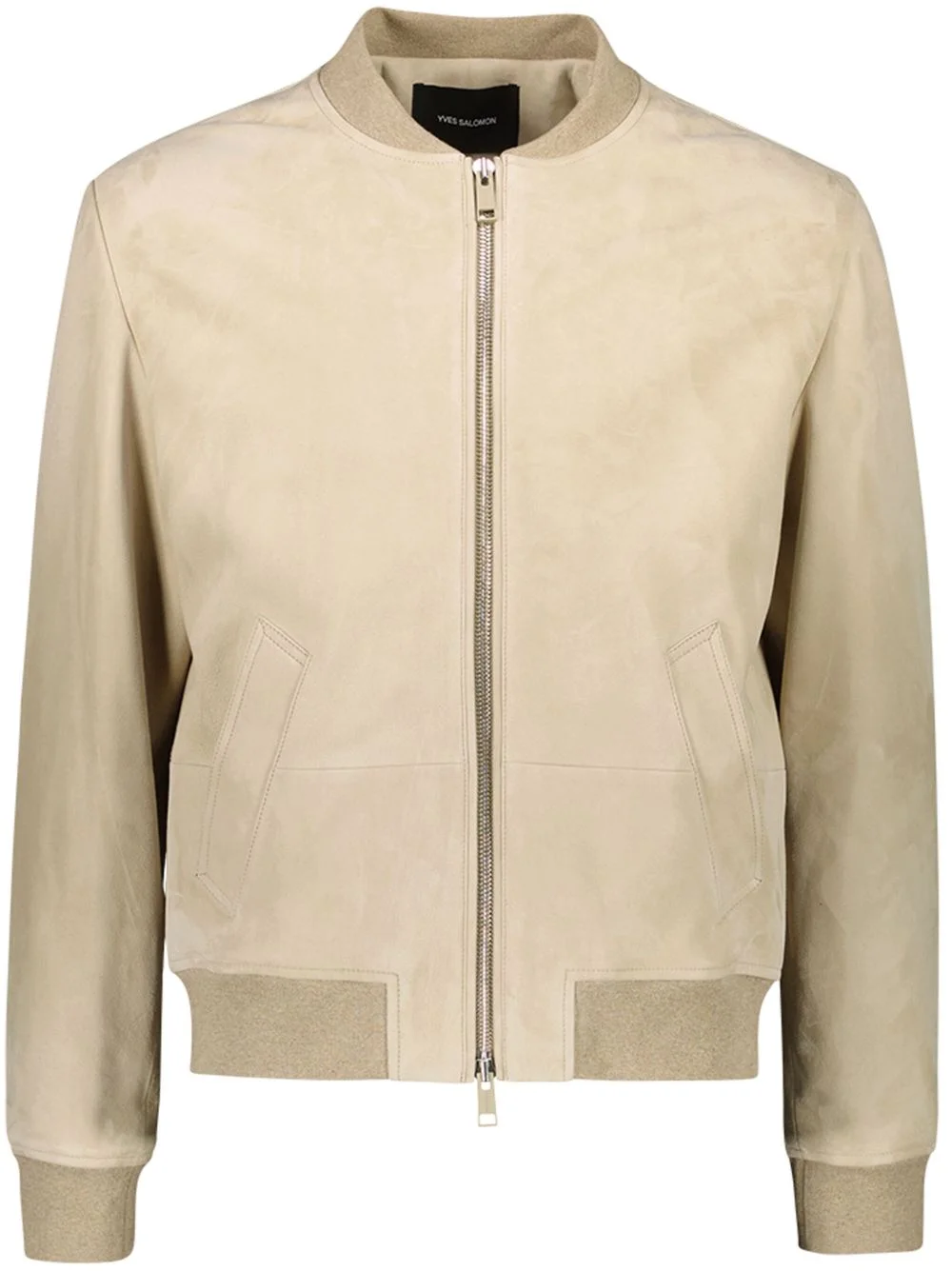 suede varsity jacket - 1