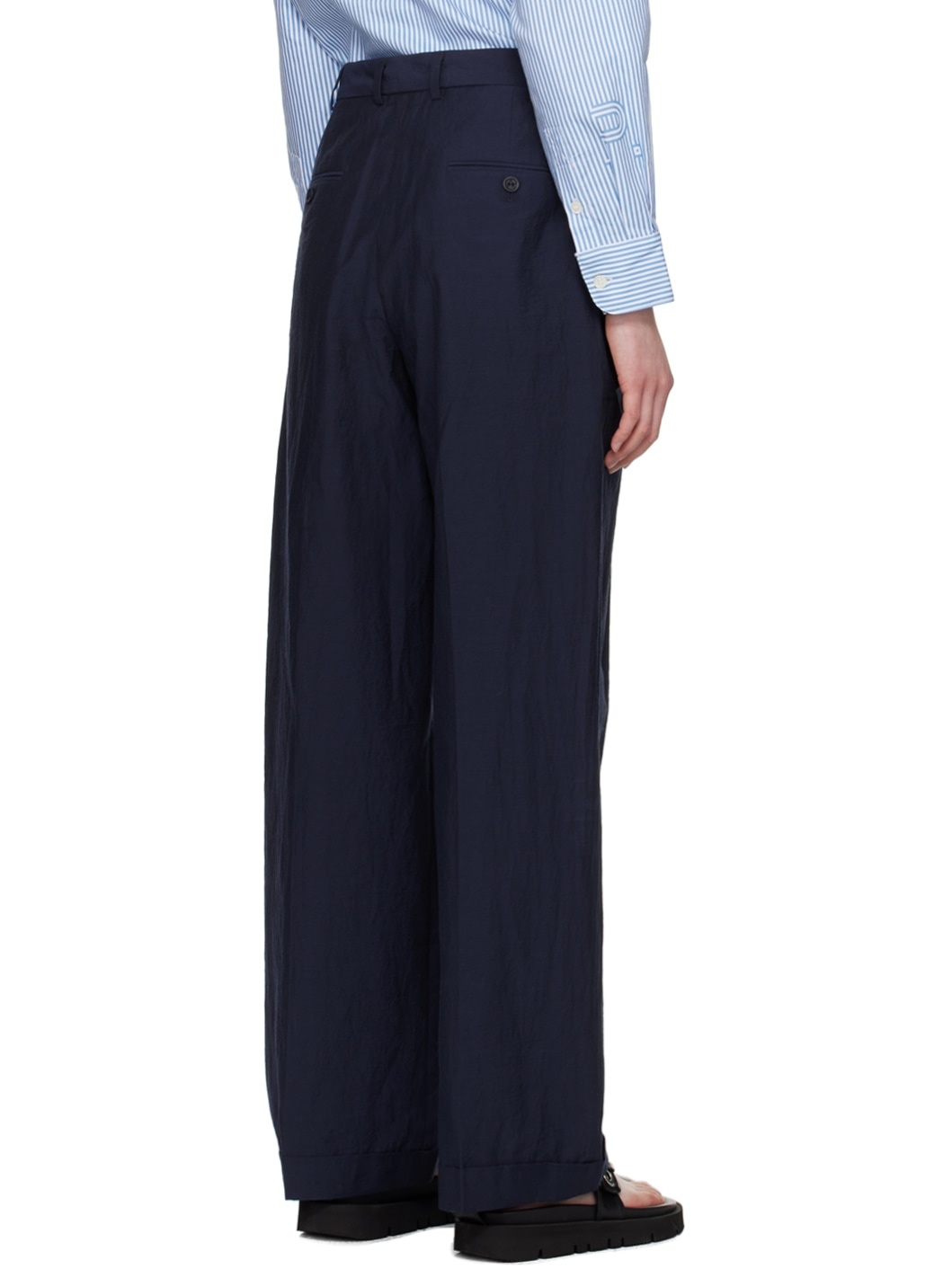 Navy Melissa Trousers - 3