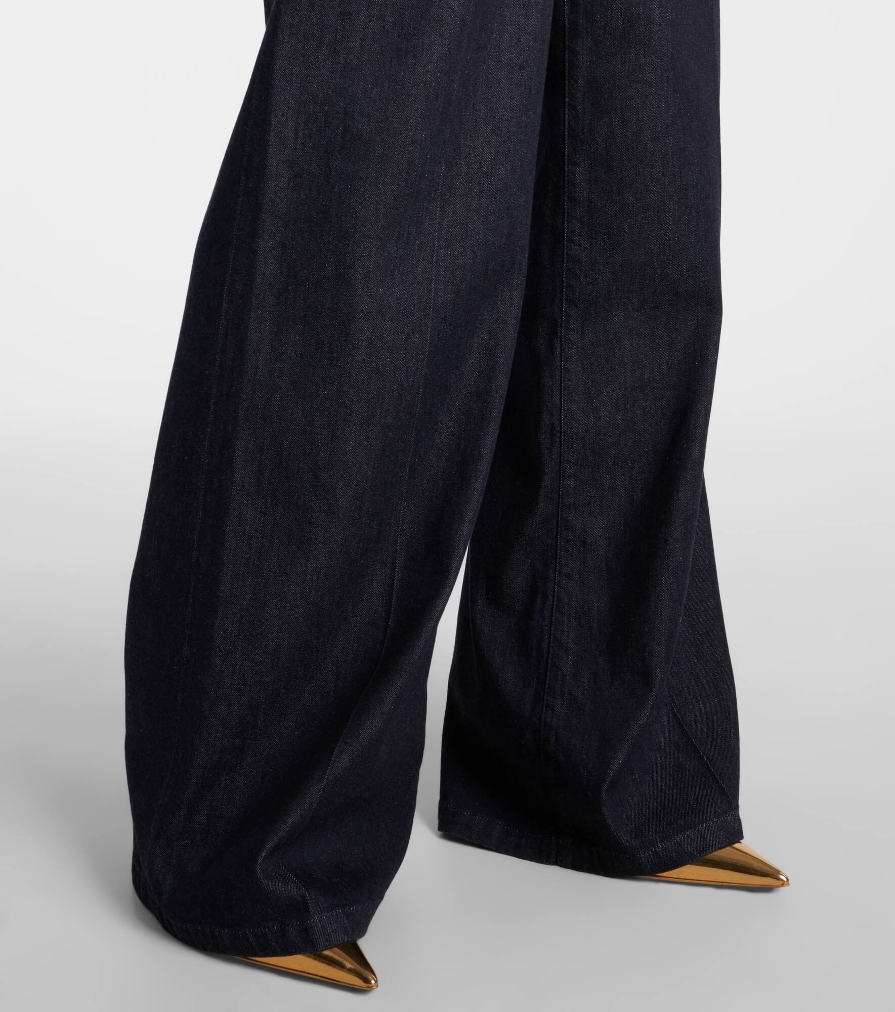 High-rise wide-leg jeans - 5