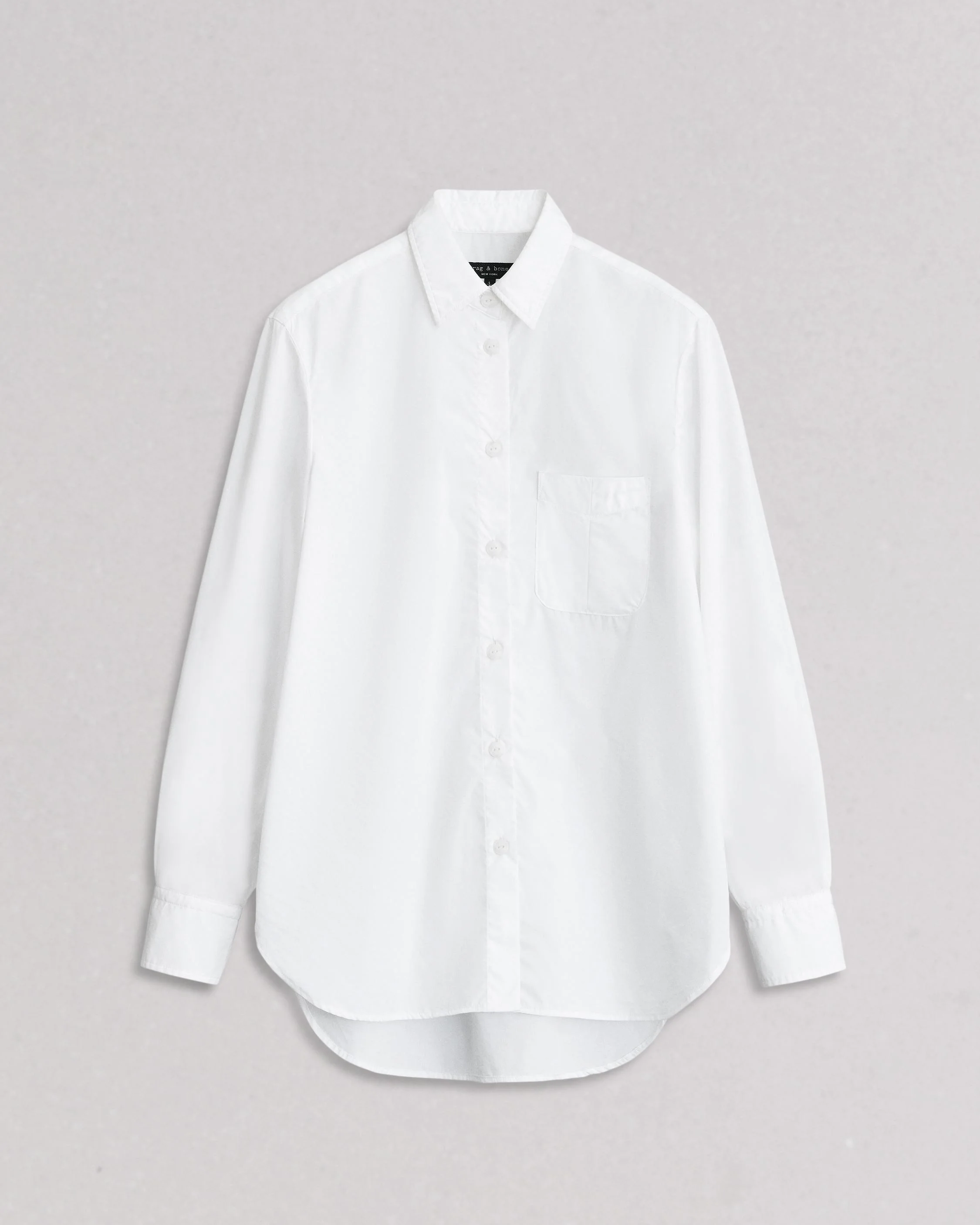 Maxine Cotton Poplin Shirt
Classic Fit Button Down - 1