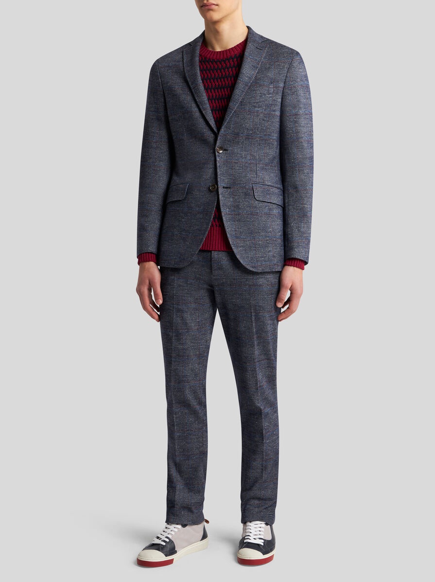 SILK AND ALPACA WOOL TROUSERS - 4