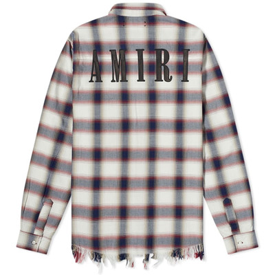 AMIRI Amiri Logo Flannel Shirt outlook