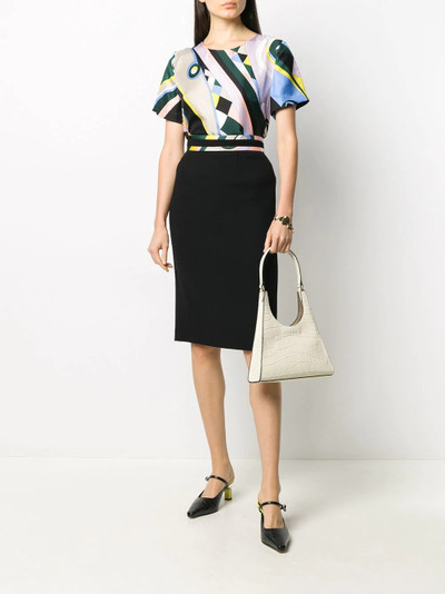 EMILIO PUCCI Occhi print silk top outlook