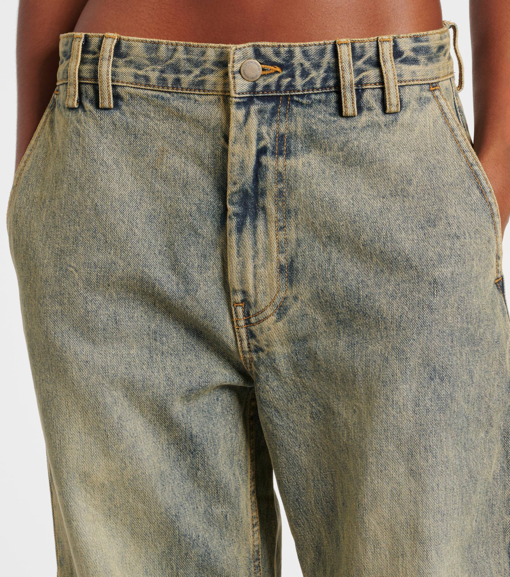 Faded wide-leg jeans - 4
