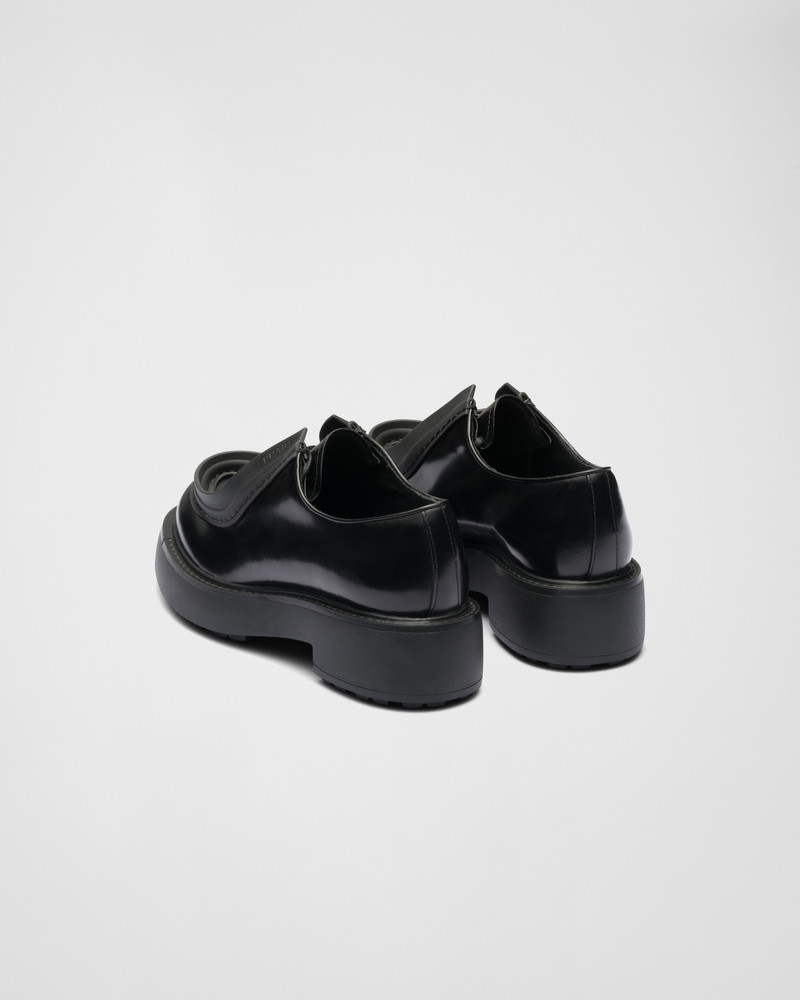 Brushed leather lace-up shoes 5