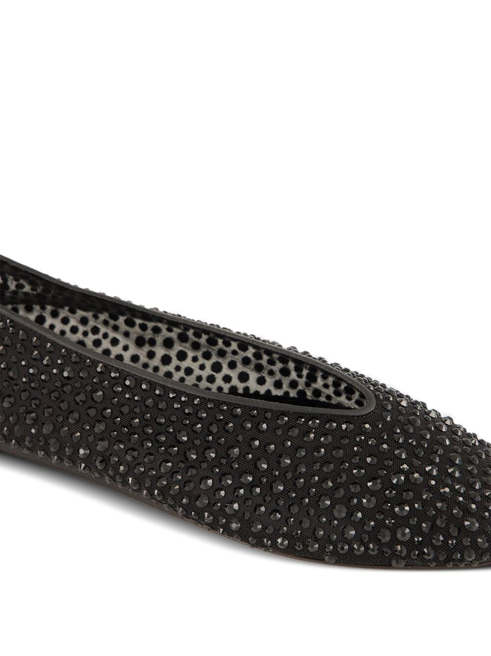 Luna crystal-embellished ballet flats - 5