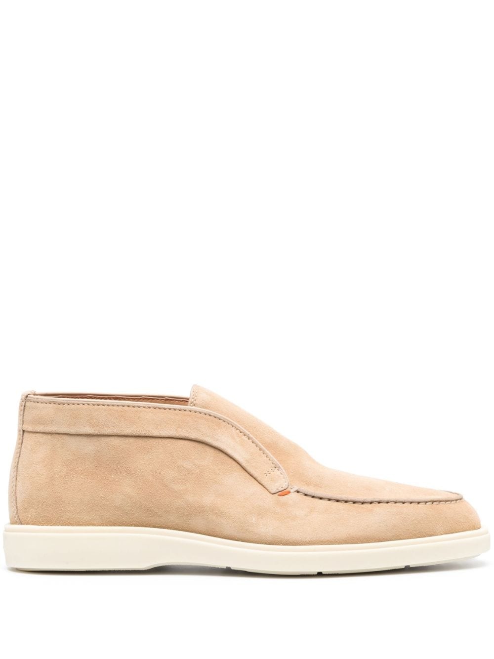 almond-toe suede boots - 2