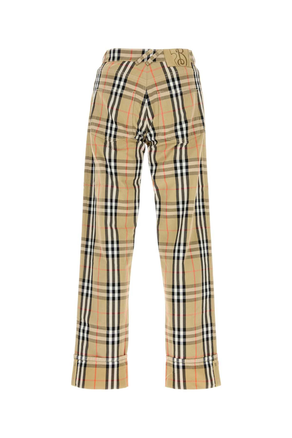 Burberry Men Embroidered Canvas Pant - 2