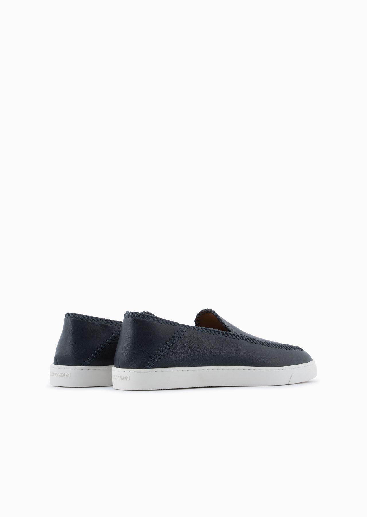 Galleria 3 nappa-leather slip-ons - 3