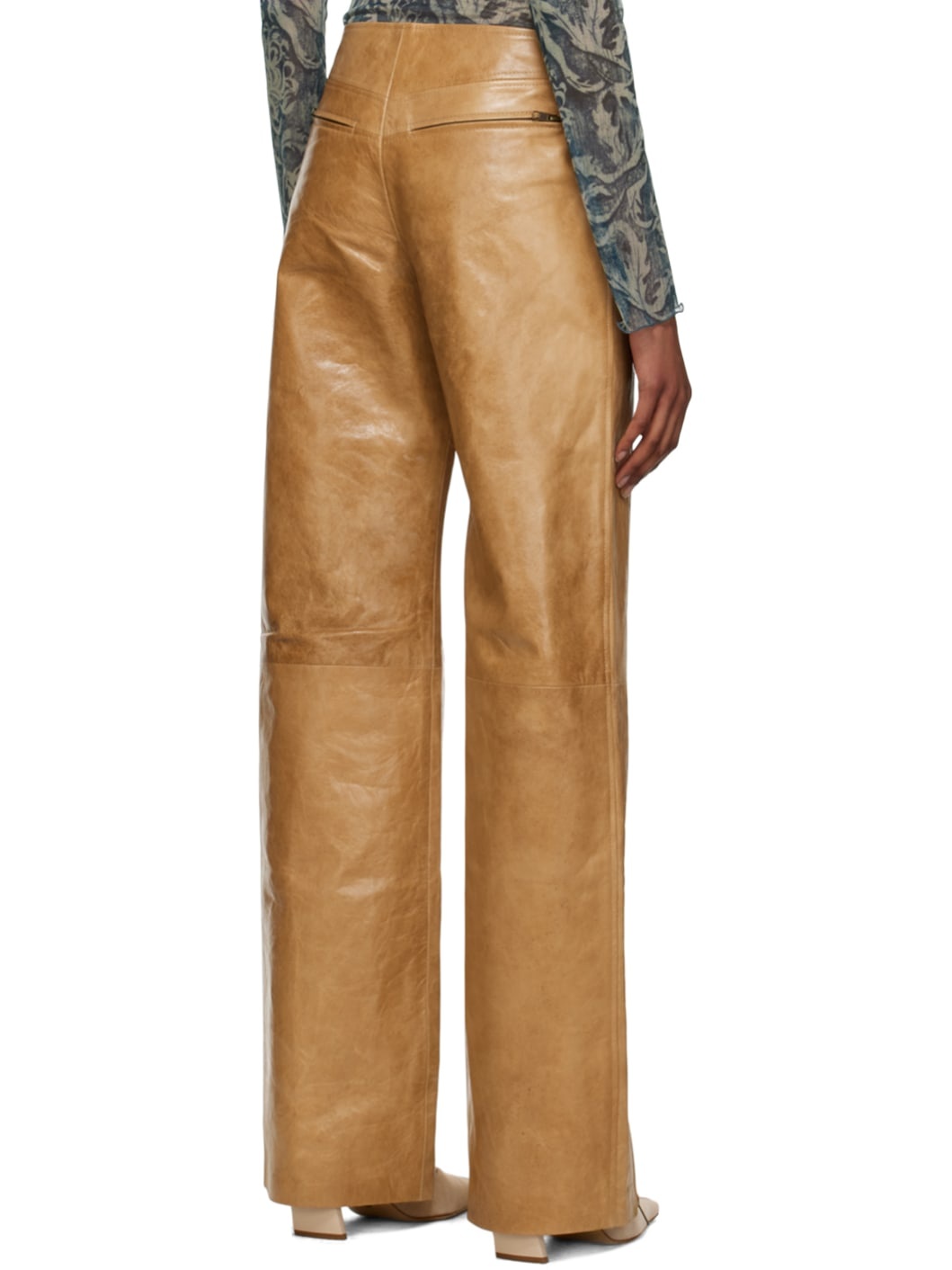 Tan Stain Trousers - 3