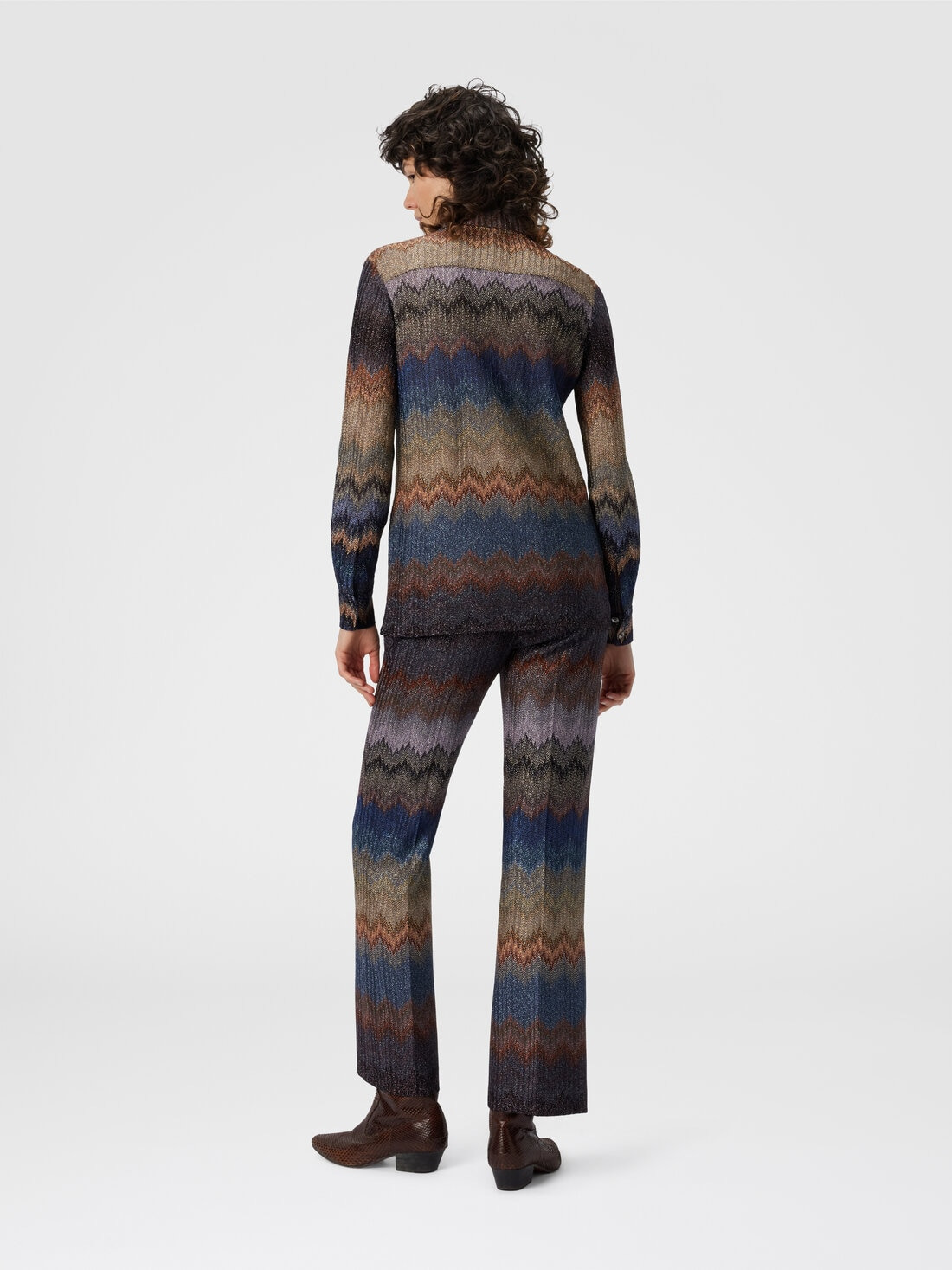 Viscose Shirt with Snake Pattern - 3