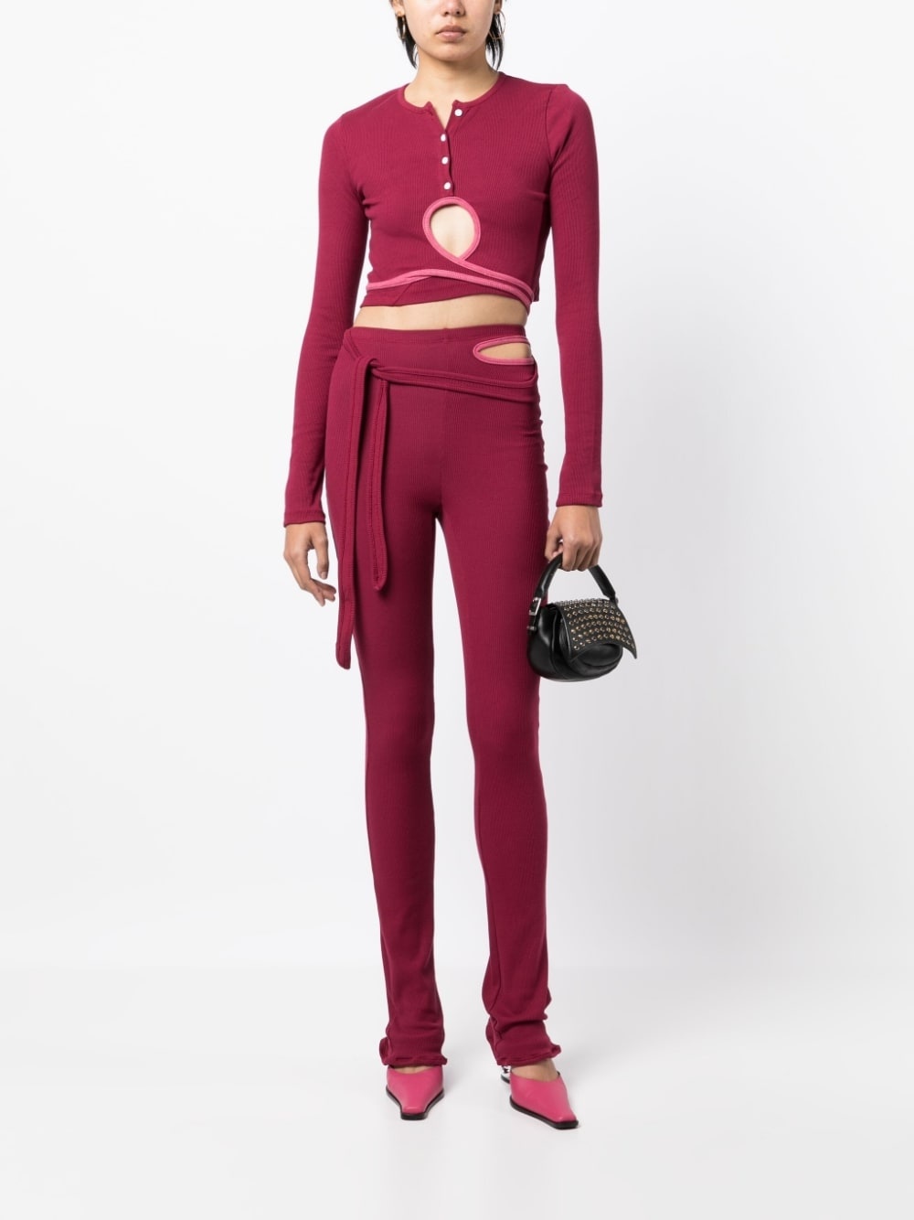 Otto Lounge cut-out trousers - 2