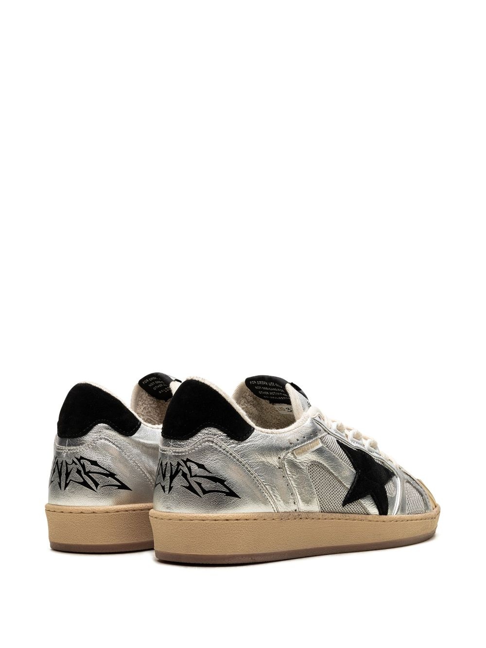 Ball Star "Silver/Black" sneakers - 3