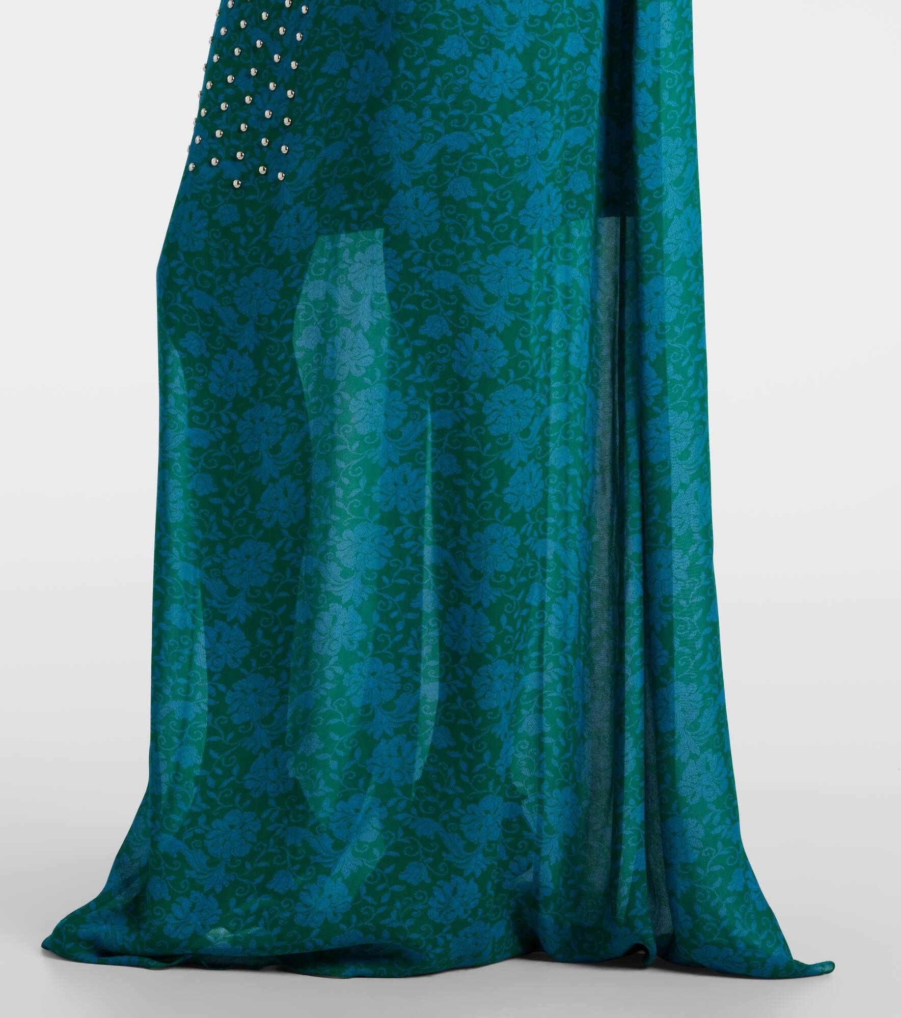 Printed embellished maxi dress - 5