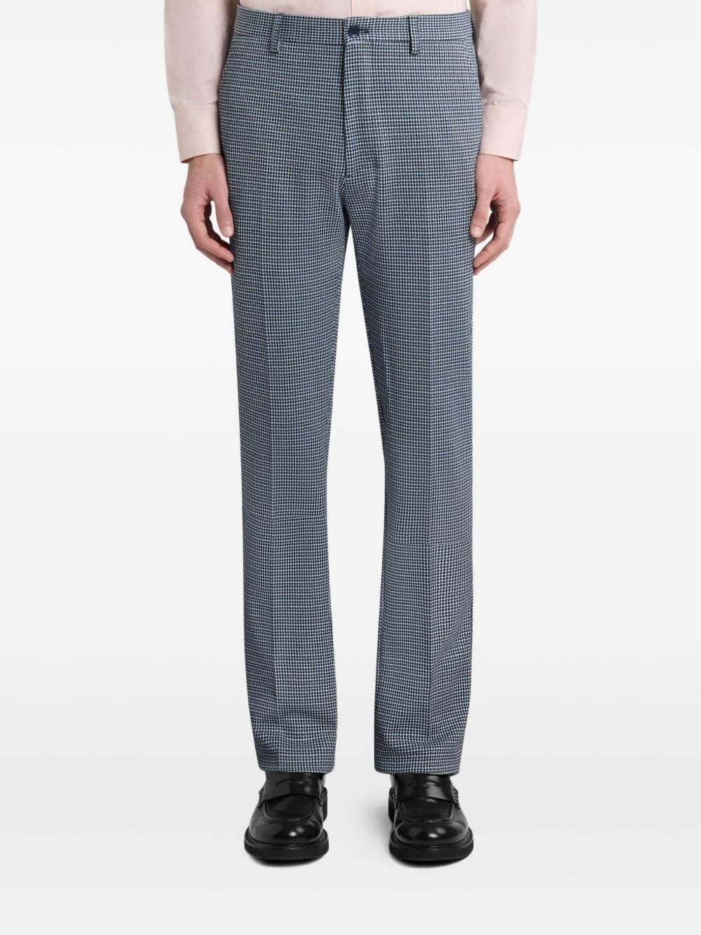 checked tailored trousers - 2