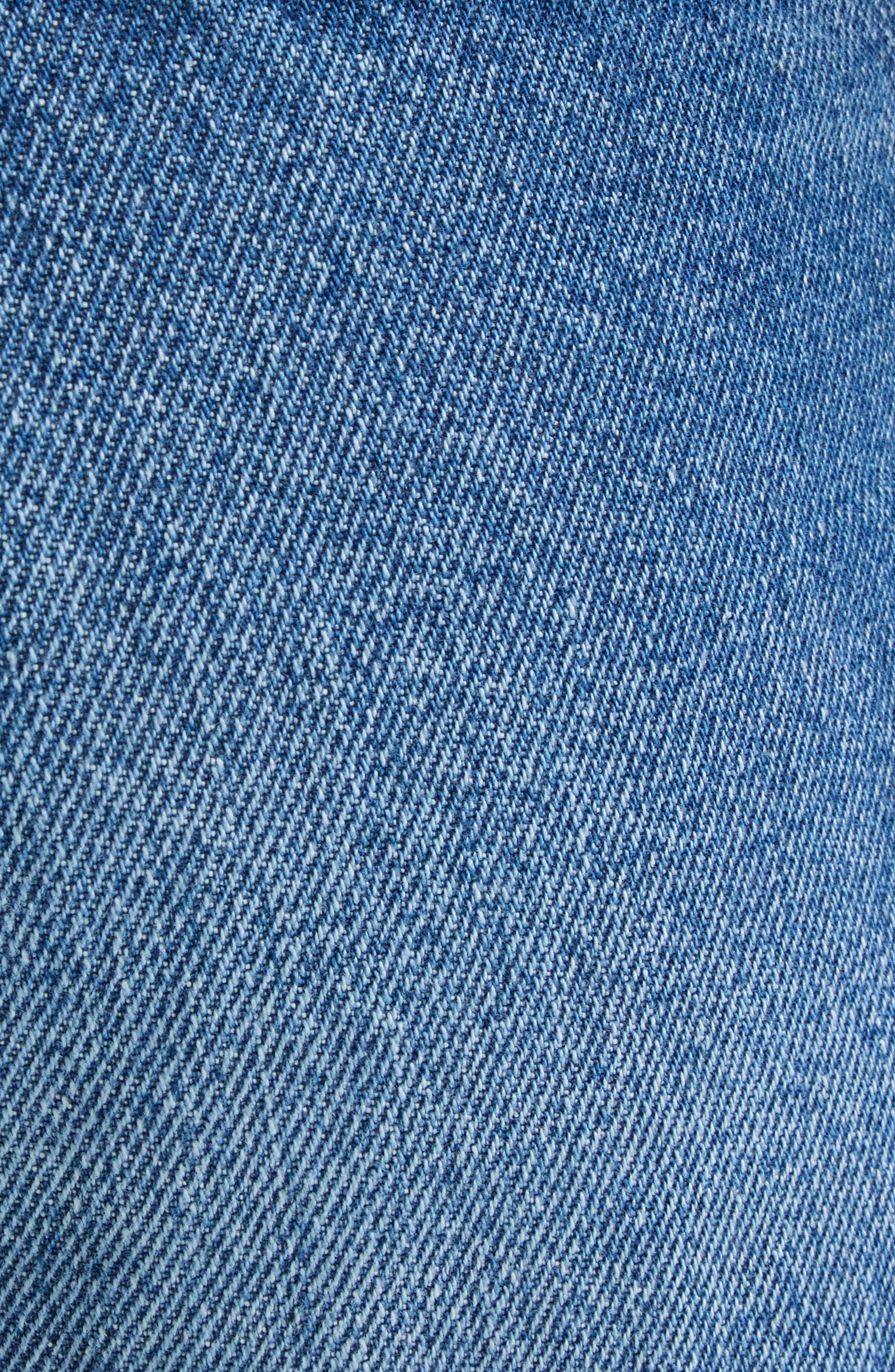 Chloé High Waist Flare Leg Jeans in Ocean Blue at Nordstrom - 7