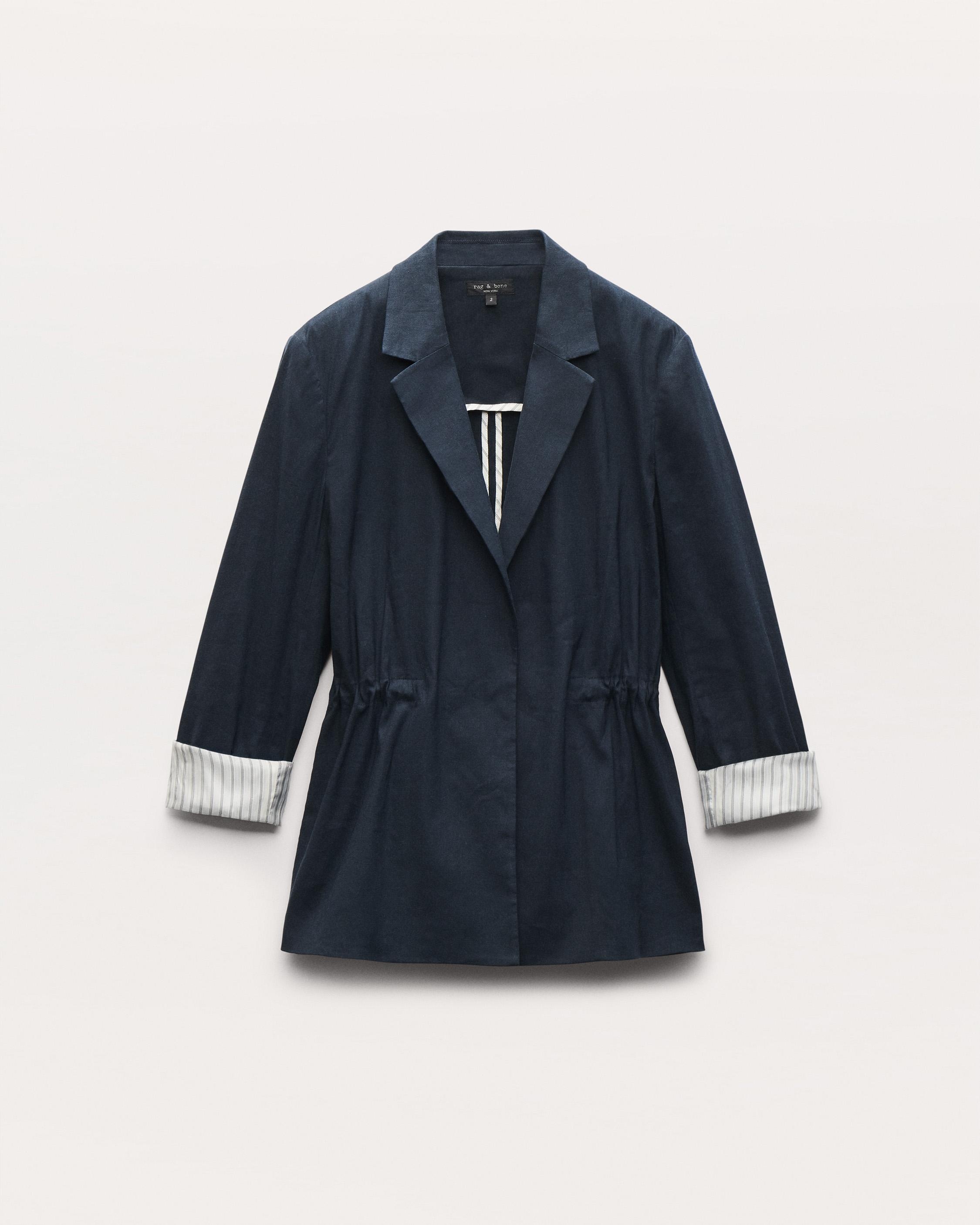 Spencer Linen-Blend Blazer - 1