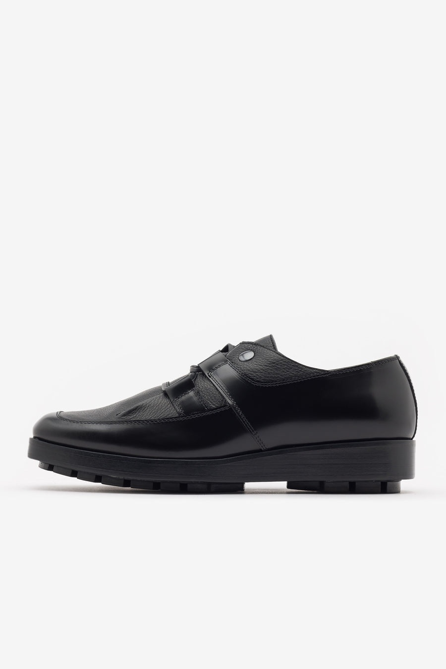 Kiko Kostadinov Priam Lace Up Shoes in Black | notreshop | REVERSIBLE