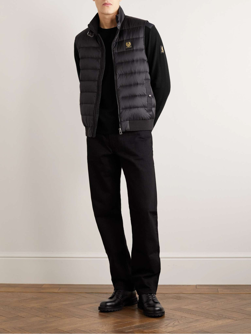 Belstaff Kerrigan Ribbed Panelled Merino Wool Sweater outlook