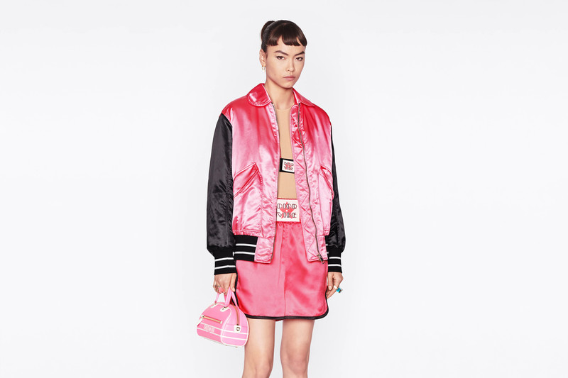 Small Dior Vibe Zip Bowling Bag 11