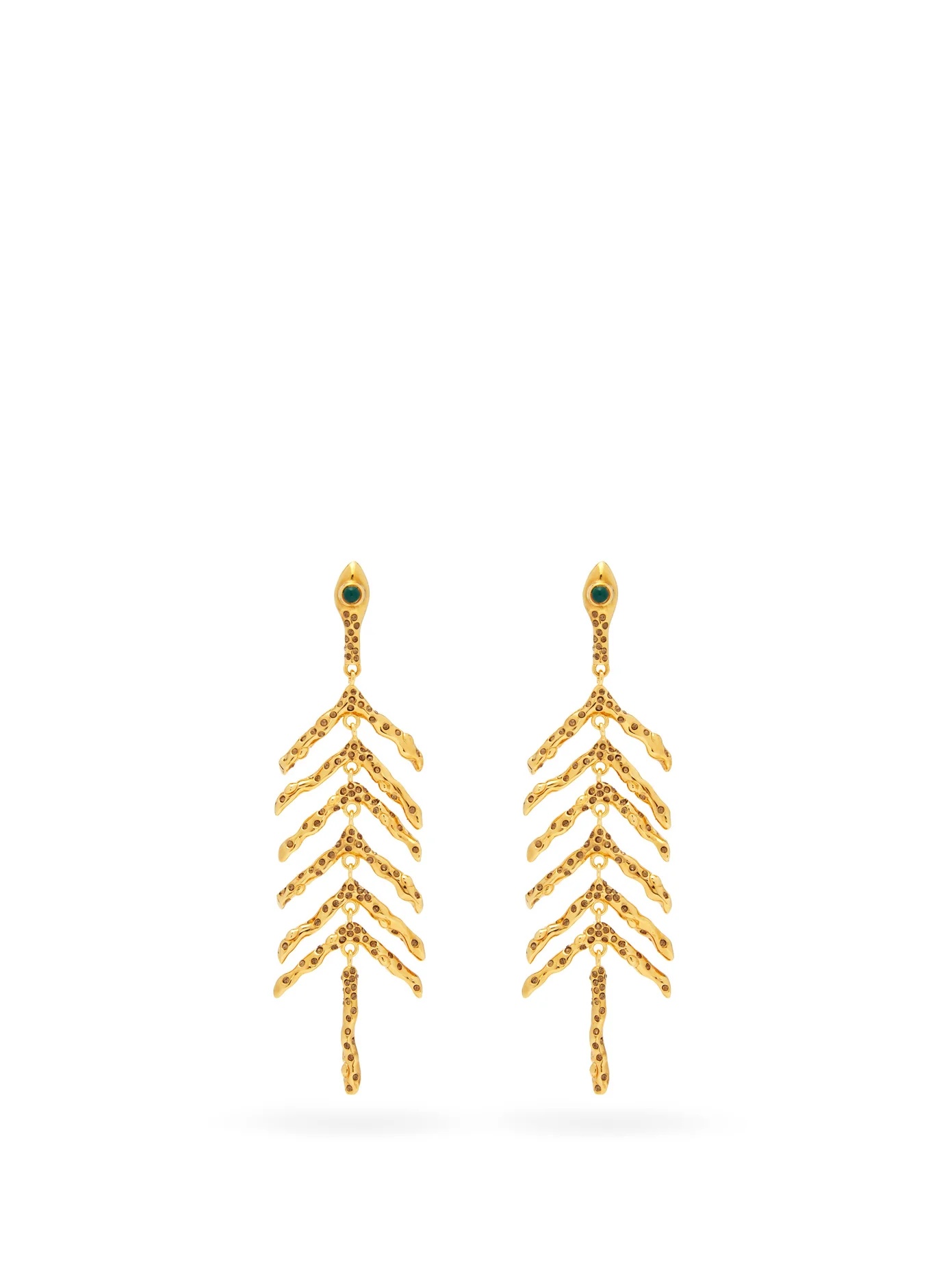 Connie coral-branch earrings - 1