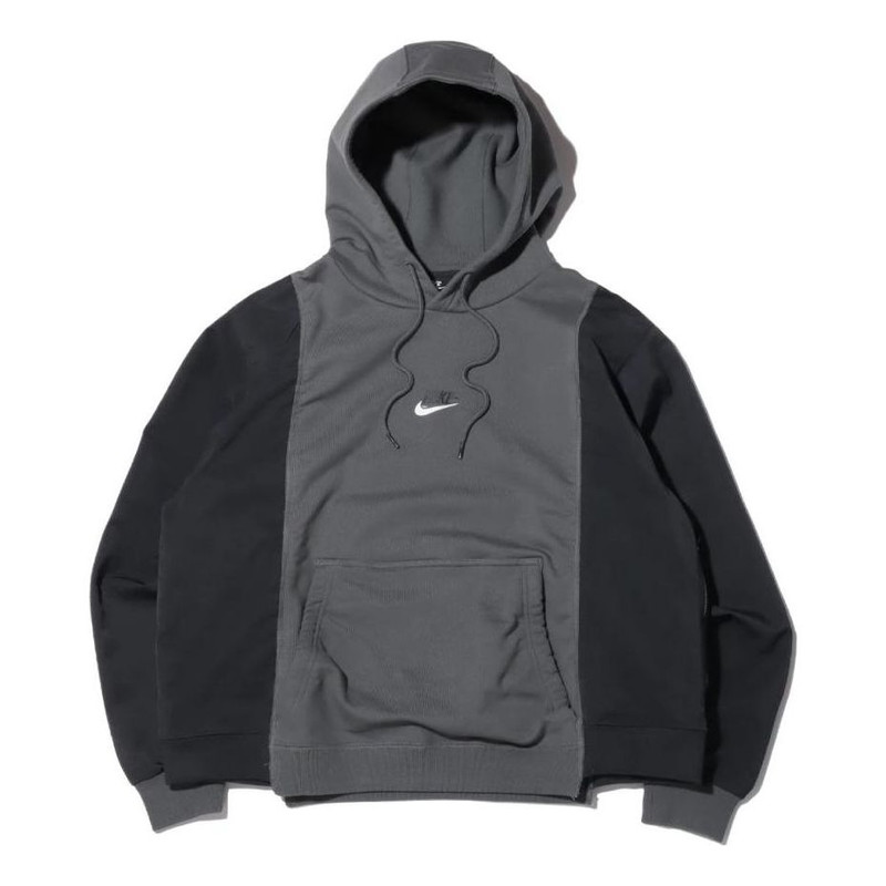 Nike Sportswear Hoodie 'Grey Black' DD5700-068 - 1