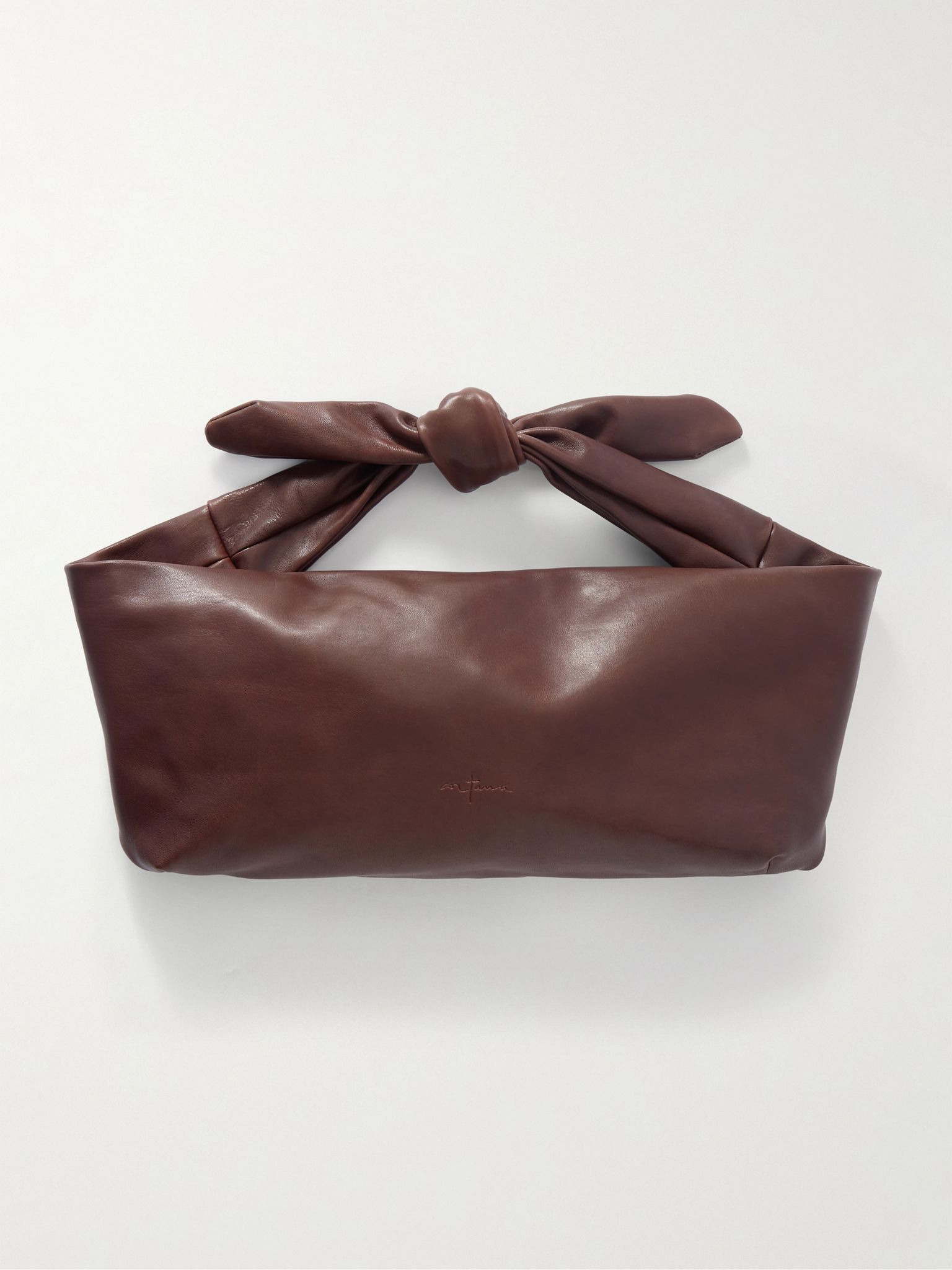 Jin small leather belt bag Chocolate - 1