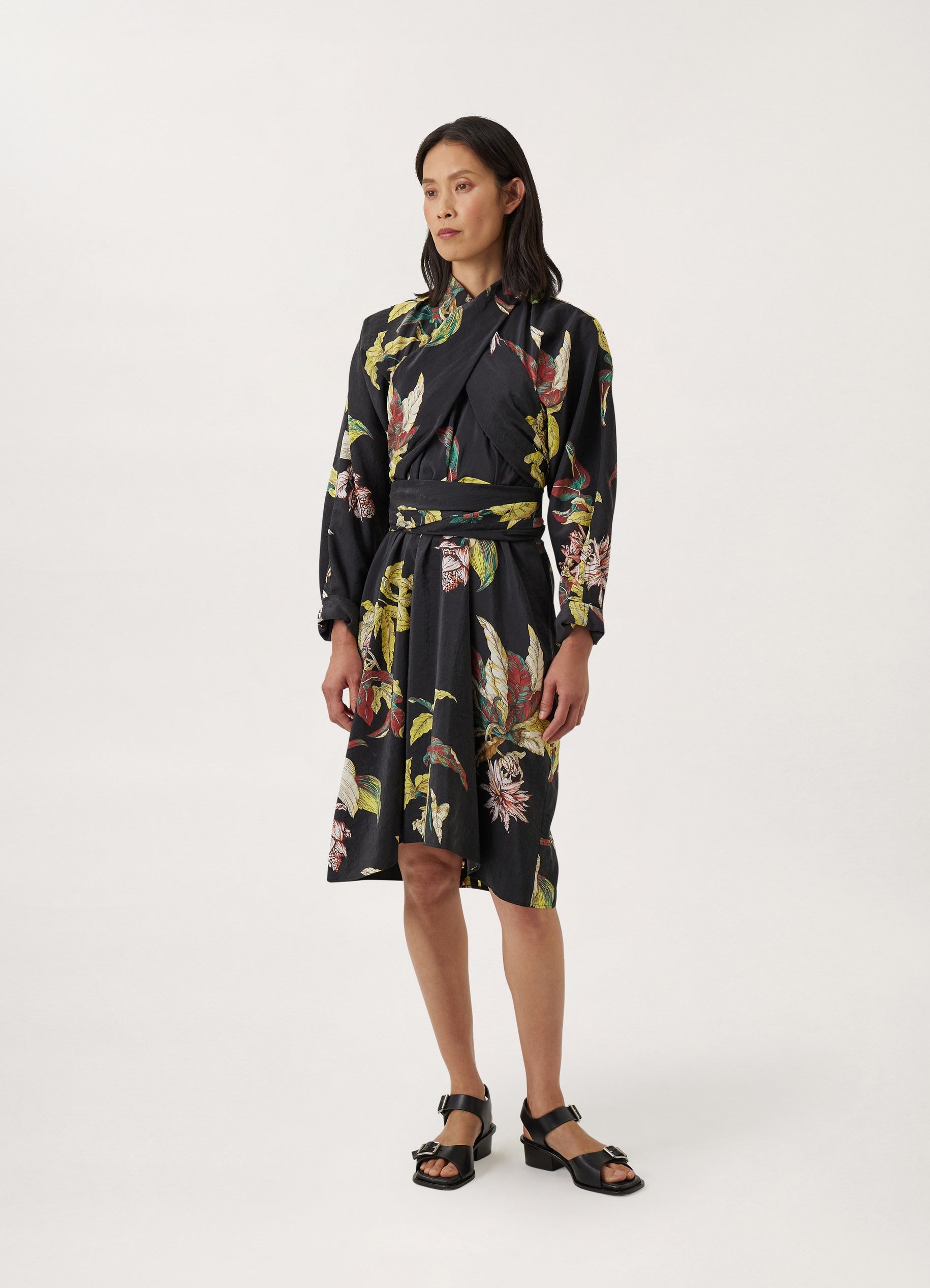 KNOTTED DRESS
TROPICAL DRY SILK - 5