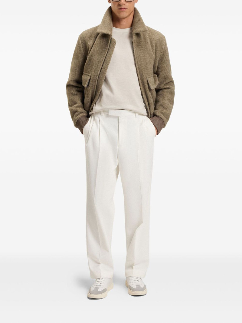 BOSS mercerized-cotton T-shirt outlook