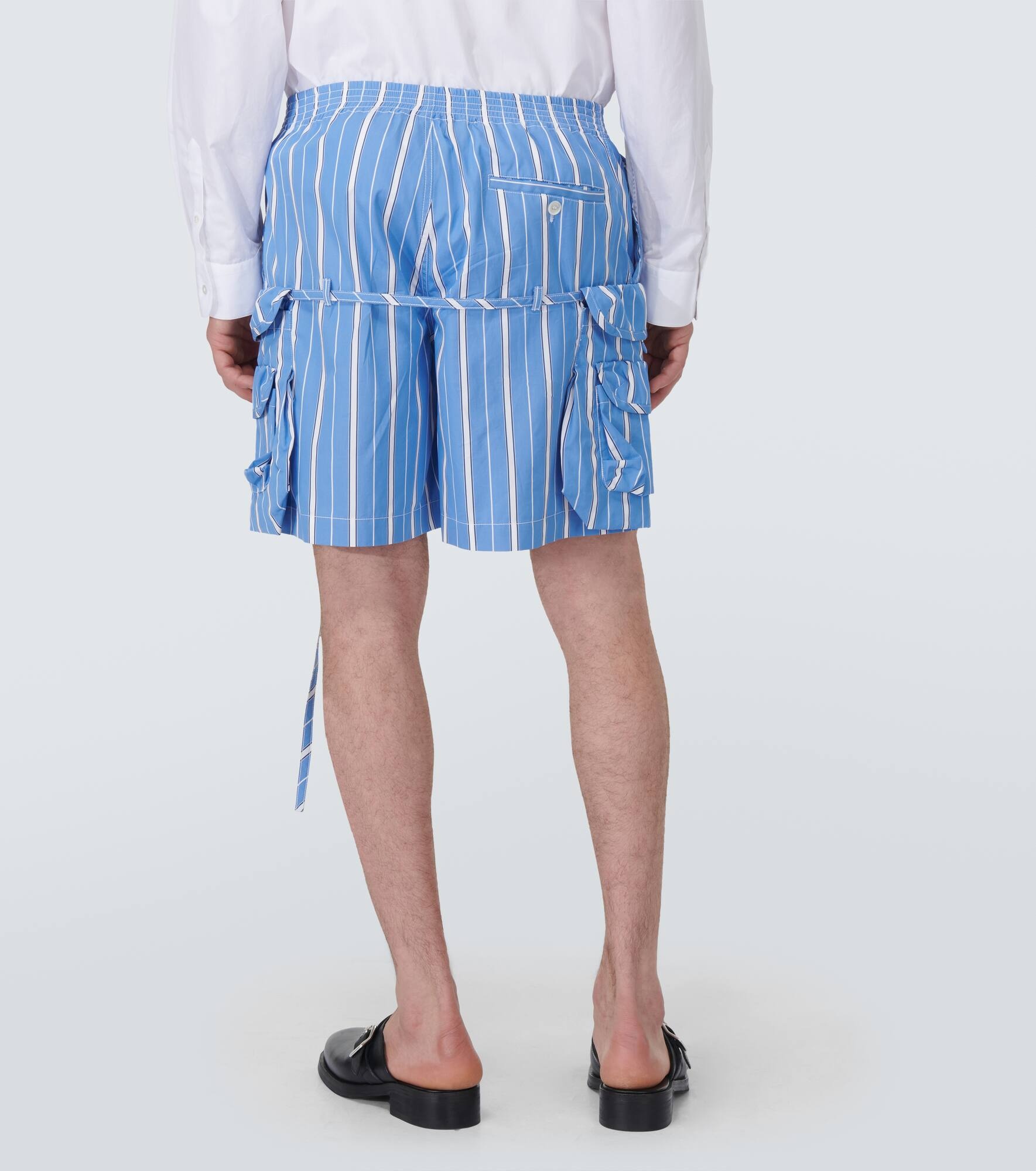 Le short Trivela striped cotton shorts - 4